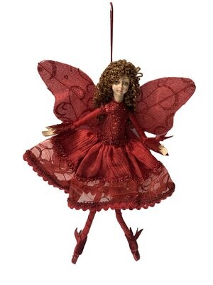 Fairy With Red Dress 32cm