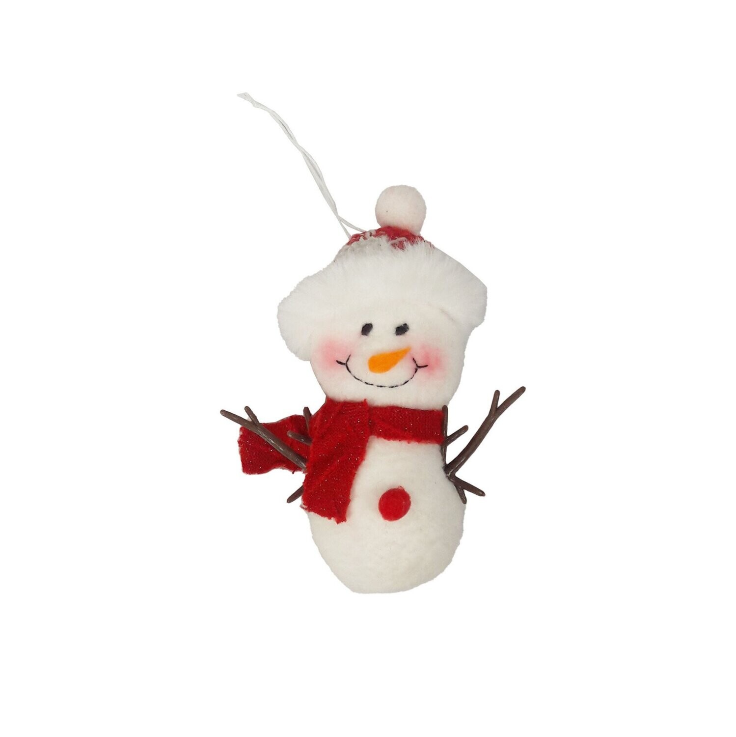 Snowman With Beany 11x5x14cm