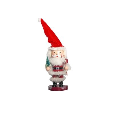 Nutcracker Santa With Candy Cane 30cm