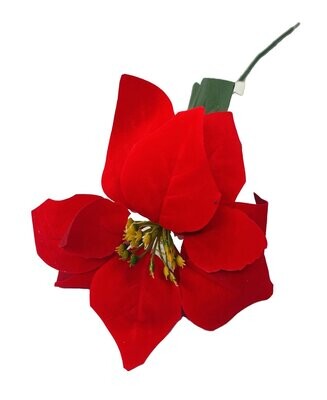 Poinsettia 62cm Red