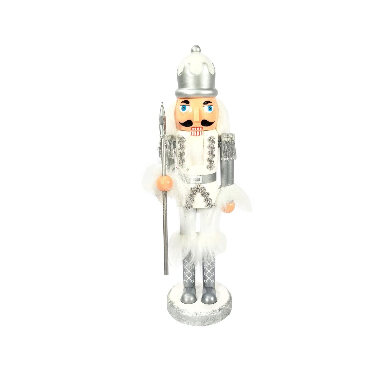 Nutcracker Silver 8x7x28cm Plastic