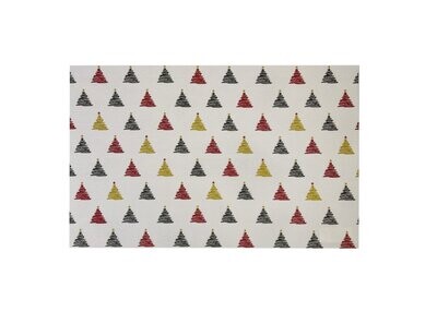 Green,Red & Gold Tree Placemat - Each