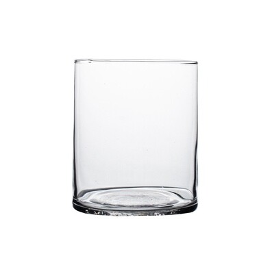 Glass Cylinder Vase 9x10cm