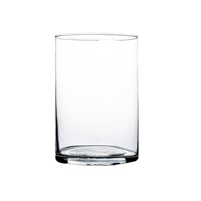 Glass Cylinder Vase 10x15cm