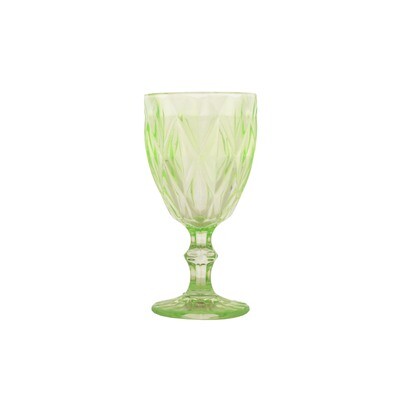 Wine Glass 16.7cm Green