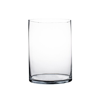 Glass Cylinder Vase 20x40cm