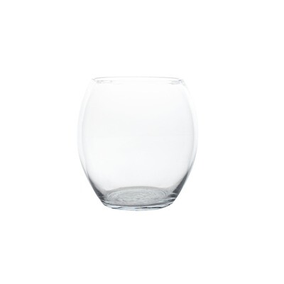 Round Glass Vase 9.5x14cm