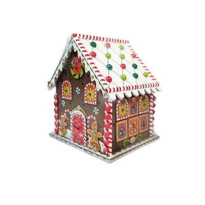 Advent Calendar Gingerbread House 23x20x27cm