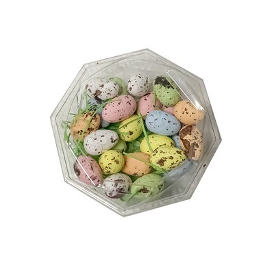 Easter Eggs In Clear Box