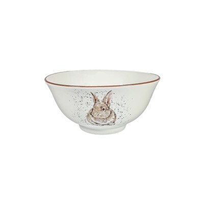 Porcelain Bowl With Rabbit 15x7cm