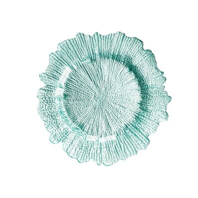 Turquoise Flower Underplate