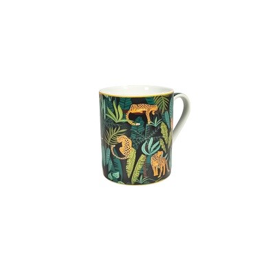 OMADA - Leopard Black Coffee Mug
