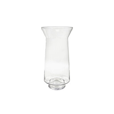 Glass Hurricane vase 40cm