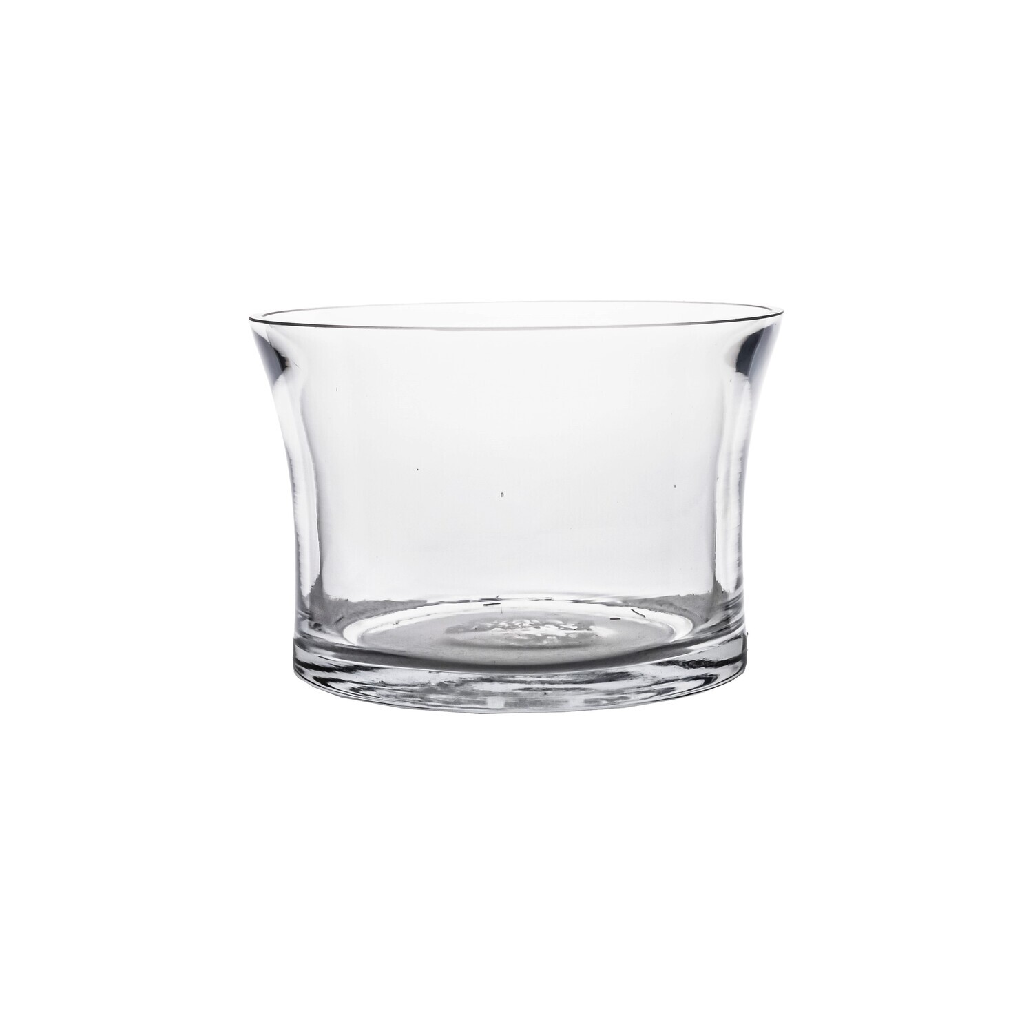 Glass fancy bowl 12x17cm