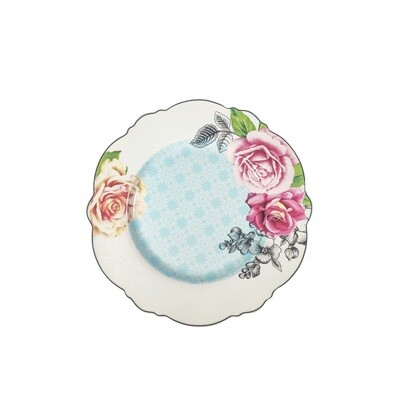 JENNA CLIFFORD - Wavy Rose Dinner Plate 27.7cm