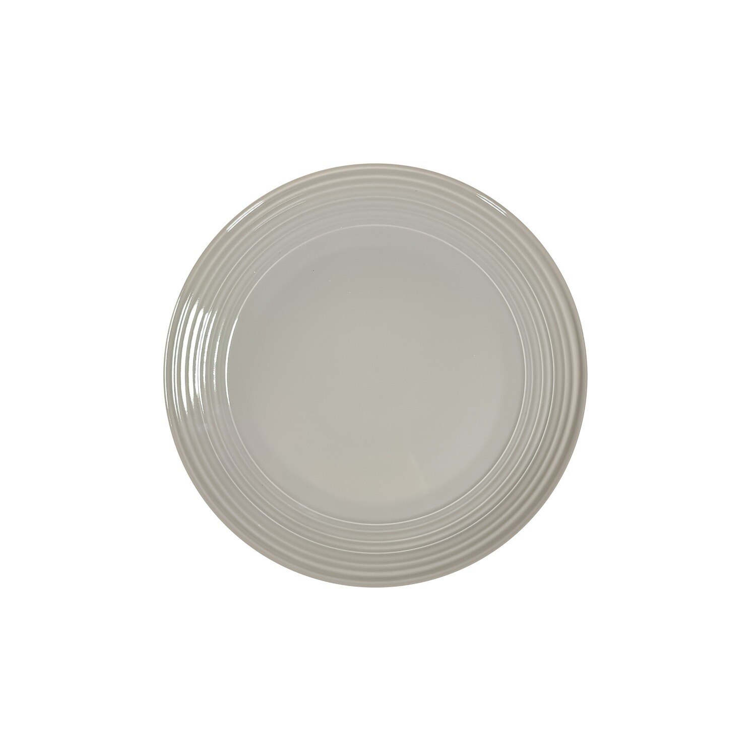 JENNA CLIFFORD - Embossed Lines Light Grey Side Plate