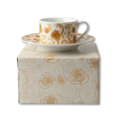 JENNA CLIFFORD - Milk and Honey Cappuccino Cup & Saucer Set of 2