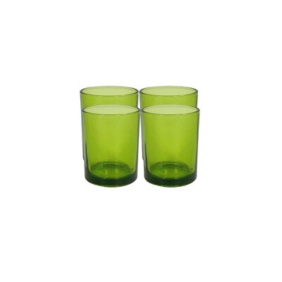 JENNA CLIFFORD - Solid Colour Tumbler Green Set Of 4