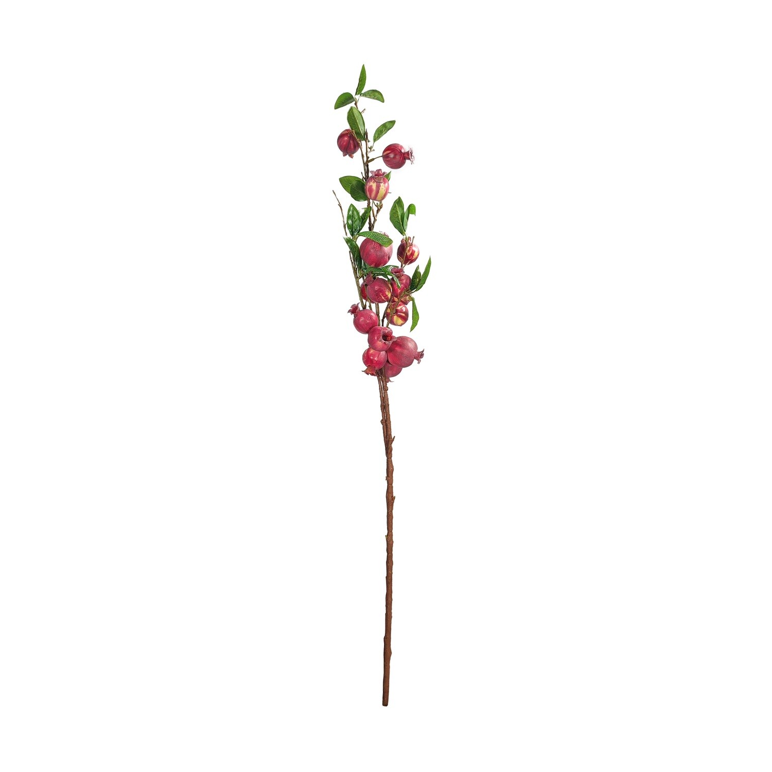 Artificial Pomegranate Branch With Stem