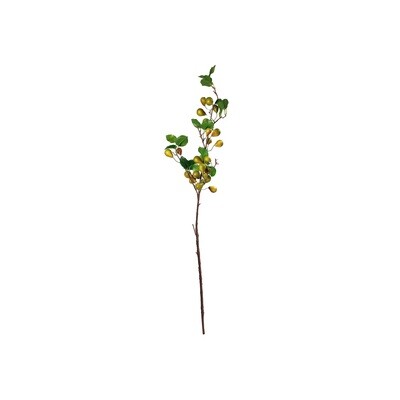 Artificial Mini Pear Branch on 1m Stem
