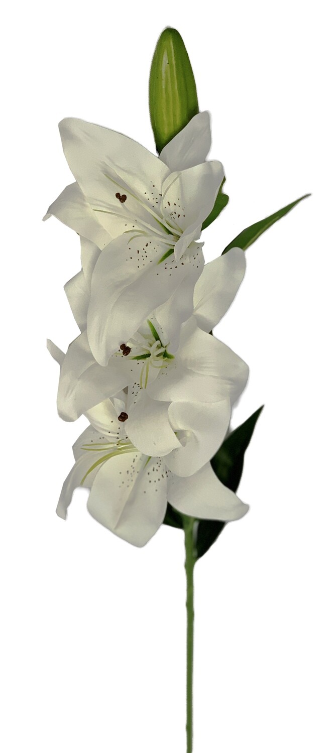 Artificial Lily - White