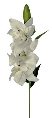 Artificial Lily - White