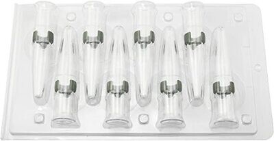 Orchid Tubes With Suction Cup x 8