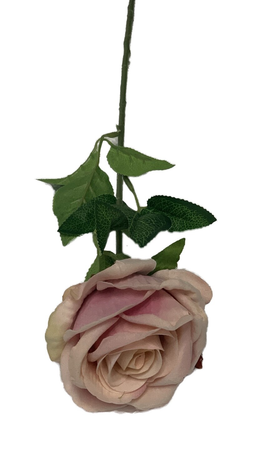 Artificial Velvet Rose Pink Rose Grandiflora