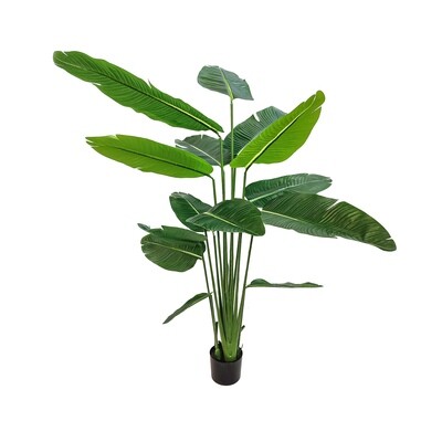 Artificial Banana Leaf tree in pot 2.1m 14 Leaves