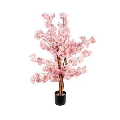 Artificial Cherry Blossom Tree 1.1m Dark Pink