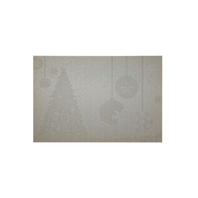 Christmas Tree Pvc Placemat 30x45 - Silver