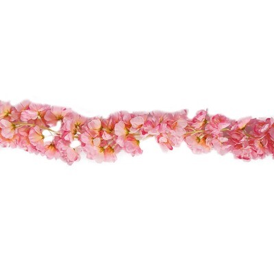 Artificial Hanging Rose Garlands - Cerise