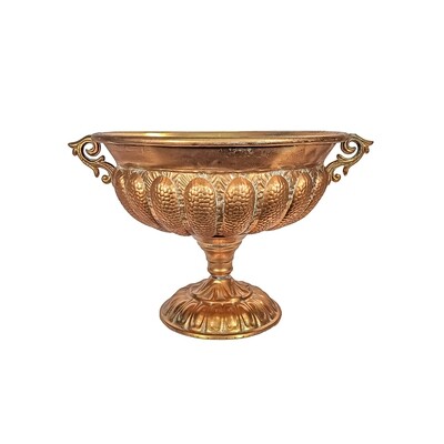 Iron Vase 59x48x38cm Gold