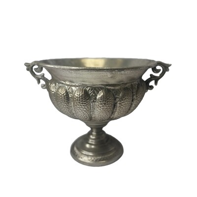 Iron Vase Silver 50x38x32