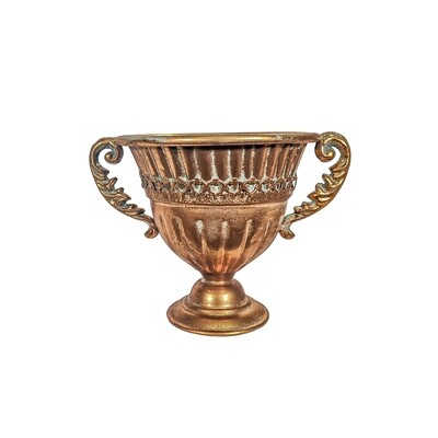 Iron Vase Gold 26x19.5x10.5cm