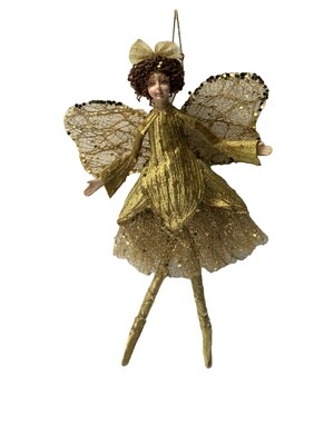Fairy With Gold Dress 32cm