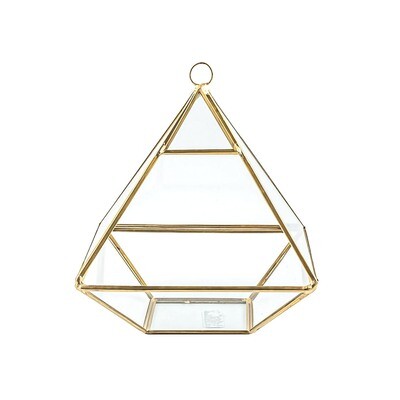 Pyramid 5x15x24cm Gold