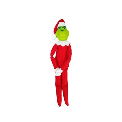 Naughty Grinch With Red Suit 32X8Cm