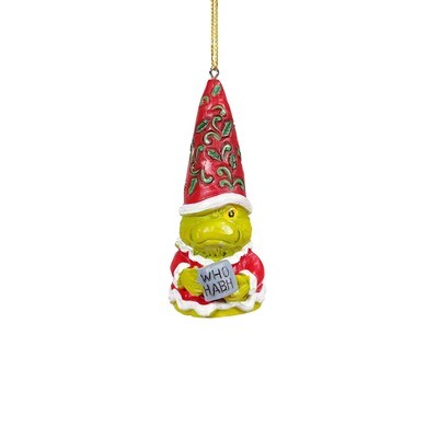Ceramic Grinch Gnomes with coffee cup 10CM