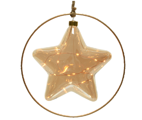 Micro Led Star Steady Indoor Warm White Battery Operated 100cm
