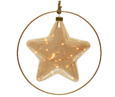 Micro Led Star Steady Indoor Warm White Battery Operated 100cm