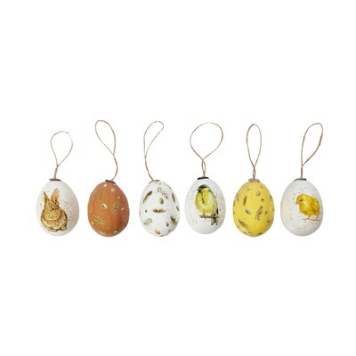Hanging eggs mix design - pack of 6