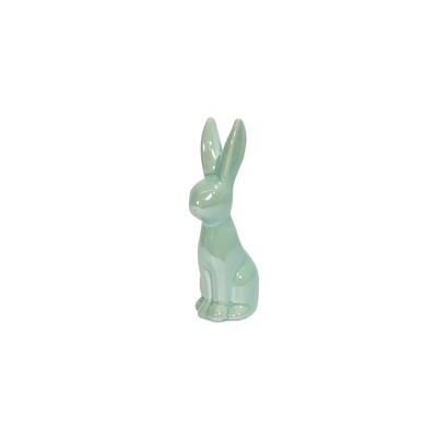 Ceramic Rabbit with pearl finish 13cm