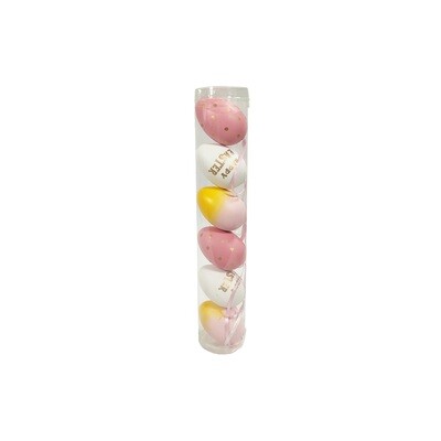 Artificial easter eggs 6cm - Set of 6