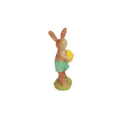 Ceramic Bunny on base 12cm - Boy
