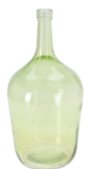 Vase bottle recycled glass - 2L - Green