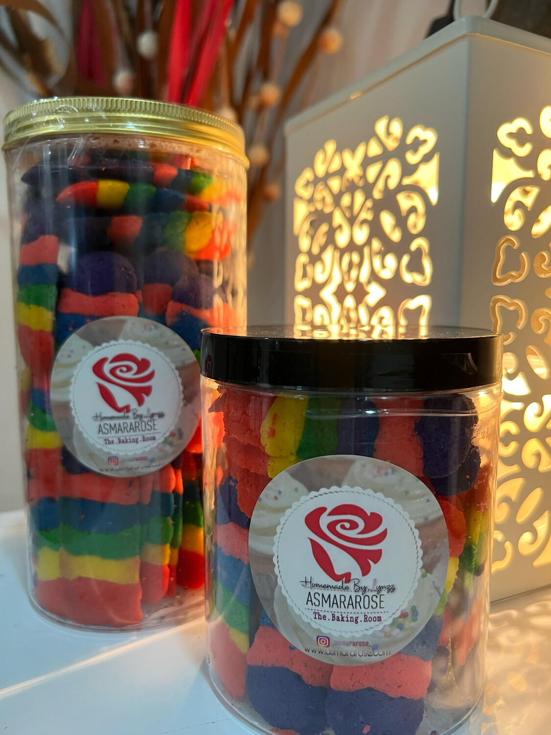 Rainbow Cat&#39;s Tongue Biscuits *Biskut Lidah Kucing Pelangi*