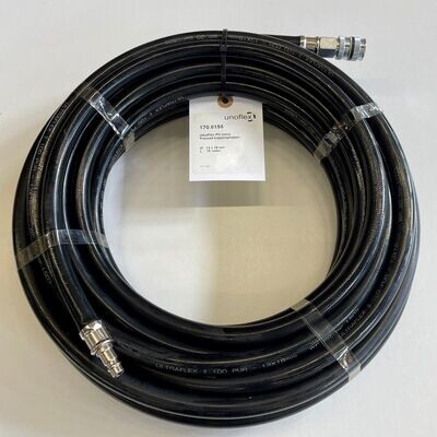UltraFlex PU slang svart 13x18mm/15m Koppling/Nippel serie 25
