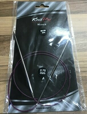 Knit Pro Nova Circular Needles 2.75mm x 80.00 cm