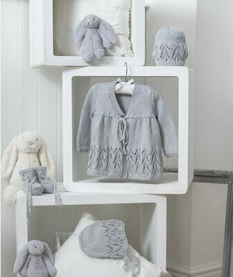 CY1319 Cygnet Pure Baby DK Lacy Layette 12-20 inc